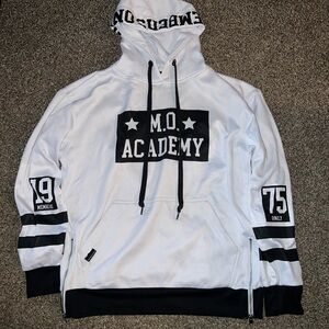 Members Only Black White Hoodie